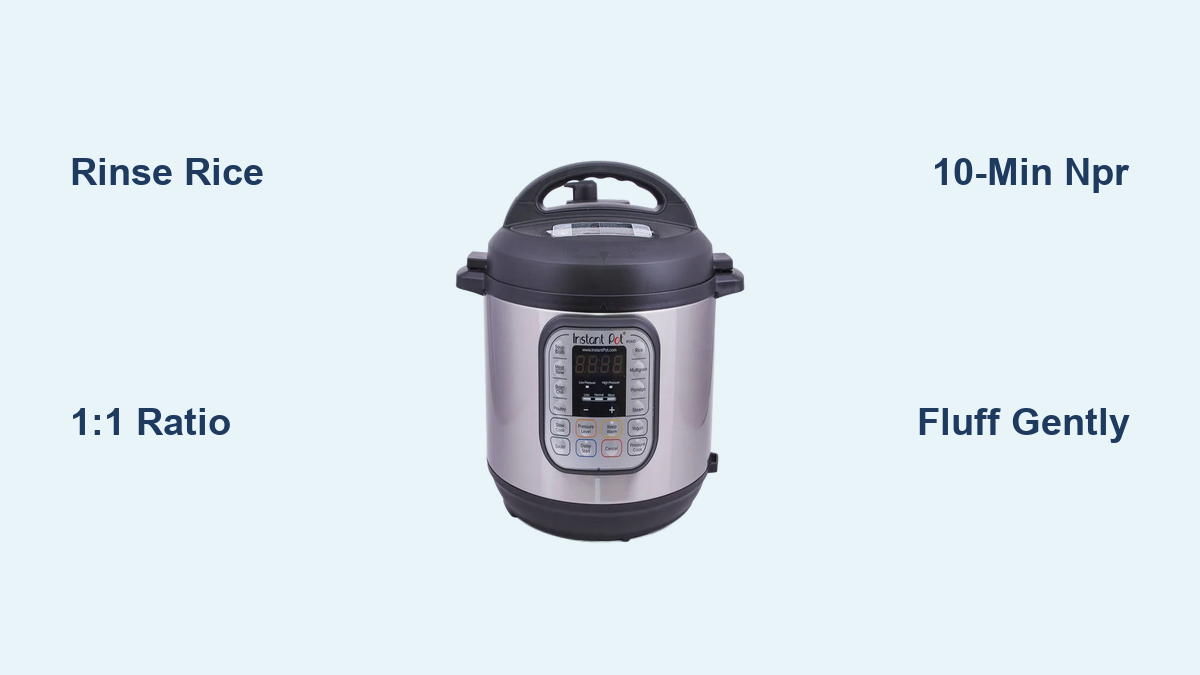 How to Cook Rice in Instant Pot