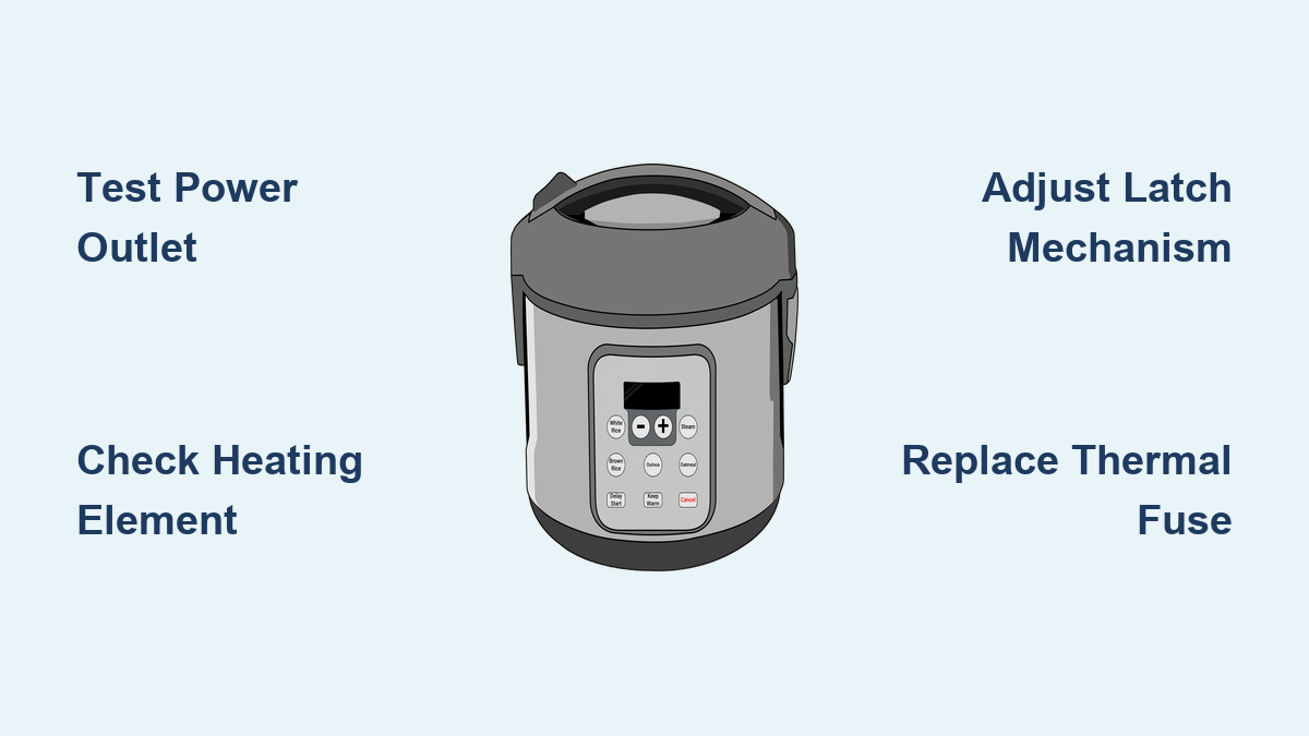 How to Fix Rice Cooker Not Heating