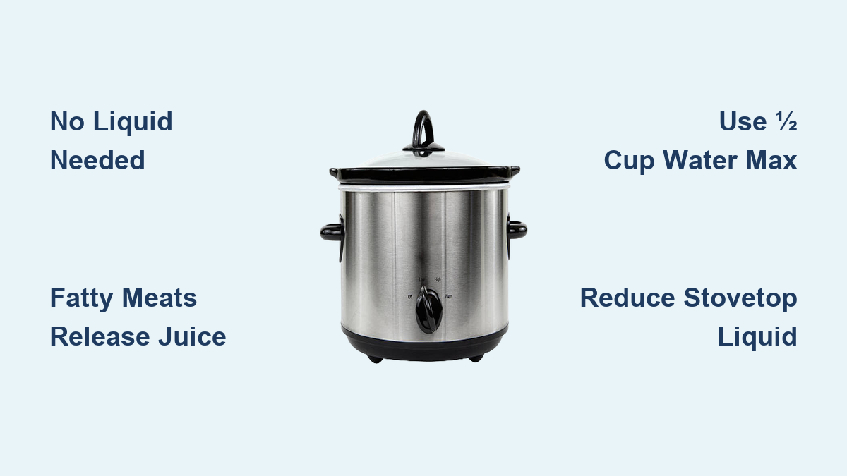 Does a Slow Cooker Need Liquid?